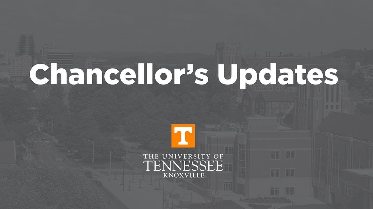 Chancellor's Updates graphic