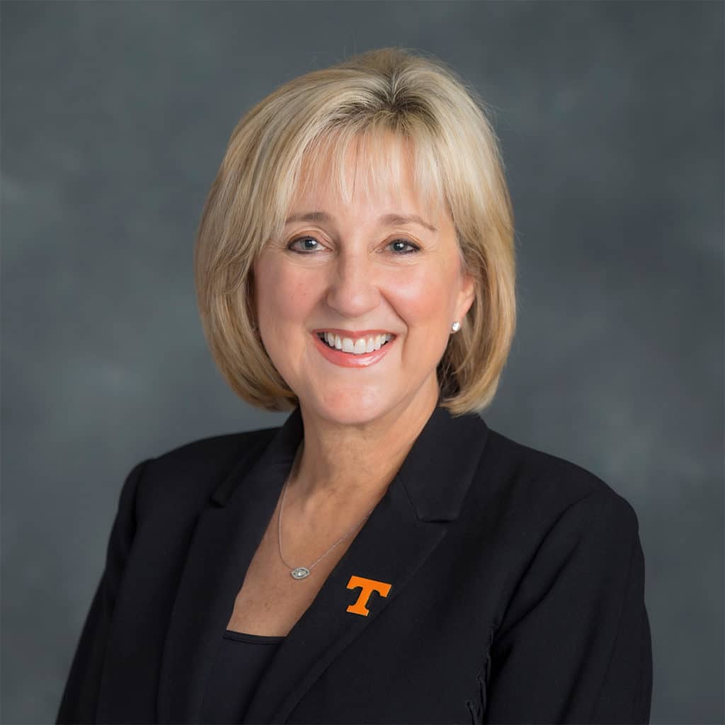 University of Tennessee Chancellor Donde Plowman. 